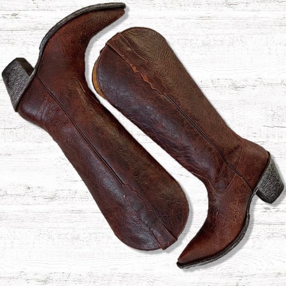 Old Gringo Shoes - Yippee Ki Yay Old Gringo Tall Leather Cowboy Cowgirl Boots. Size 7B